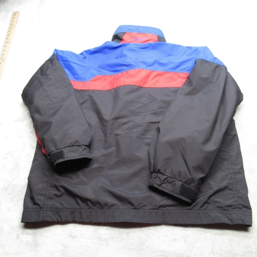 Vintage Columbia Jacket Youth 14/16 Large Blue Red Waterproof 3in1 Shell 90s‎